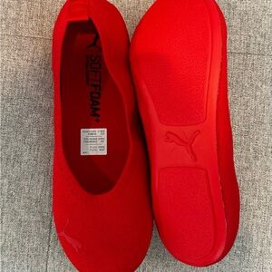 Puma Red Itiana Ballerina flats
